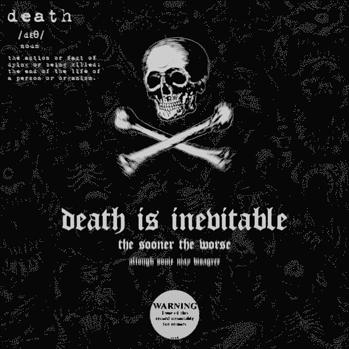 create a premium phonk, grunge cover art for your music