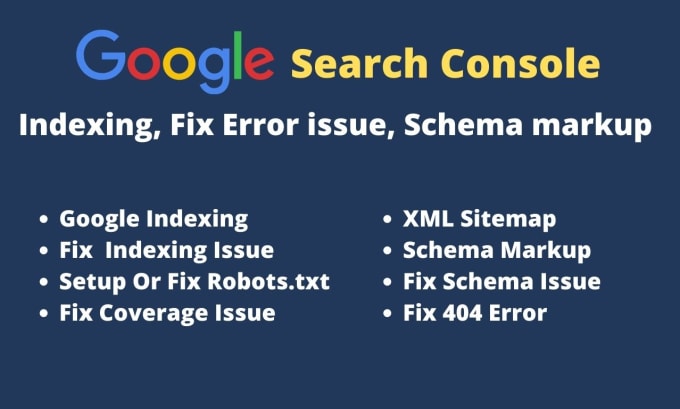 Fix search console errors indexing robots txt xml sitemap page