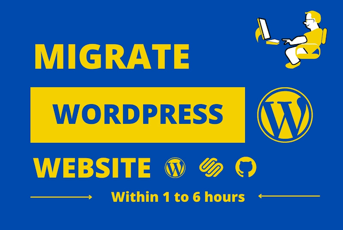 migrate wordpress website, clone or update 1 hour