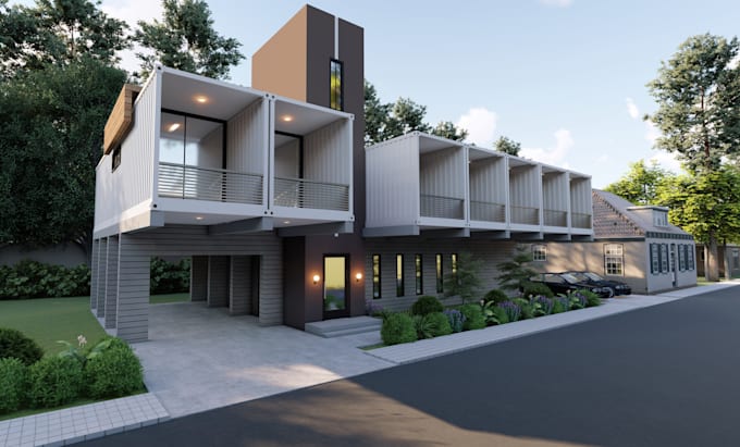 plan shipping container home design, container house architecture