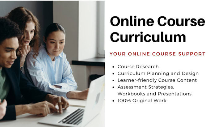 create your online course content and curriculum