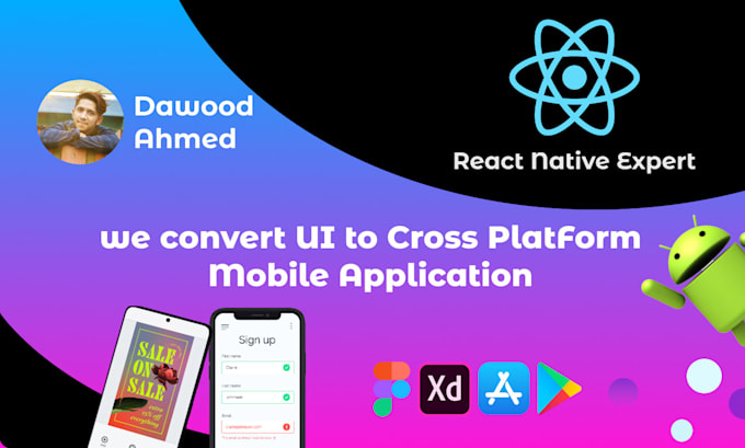 create android, IOS react native apps for your business