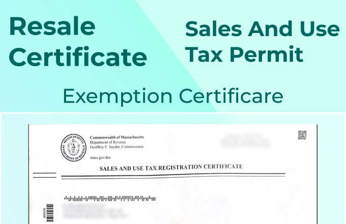 Create resale certificates or sales and use tax permite all state by