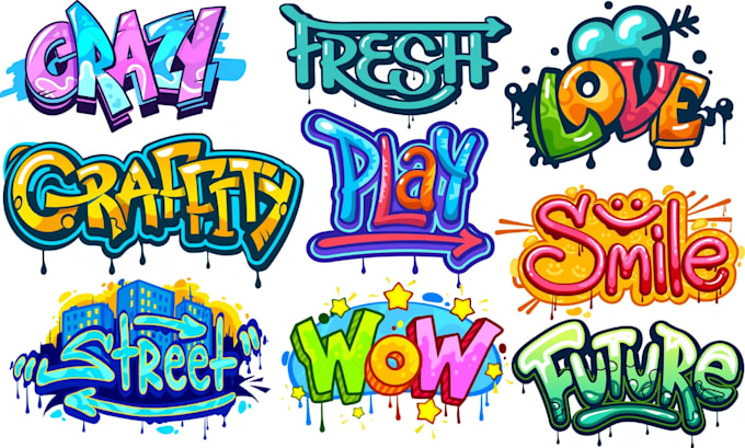create custom bulk, graffiti, fonts and typography t shirt design