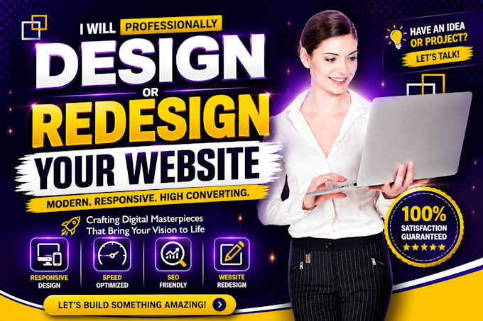 design and build a fast, modern shopify or wordpress website