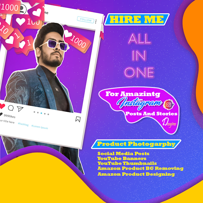 design your social media posts ,flayers ,album covers