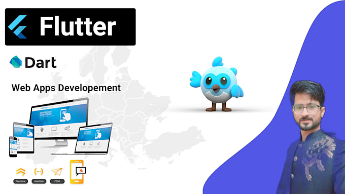 Make a website or web app using flutter by Ahmadjaved6161 | Fiverr