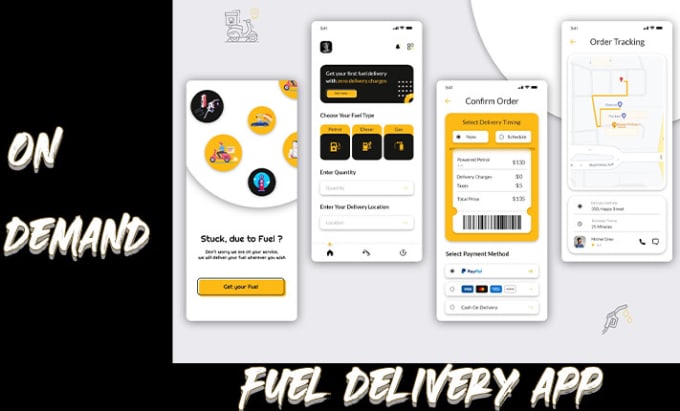 develop on demand fuel delivery app for ios and android