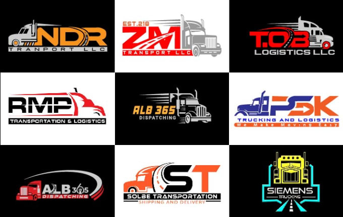 Do semi truck hotshot trucking service, logistics company logo by Sehra ...
