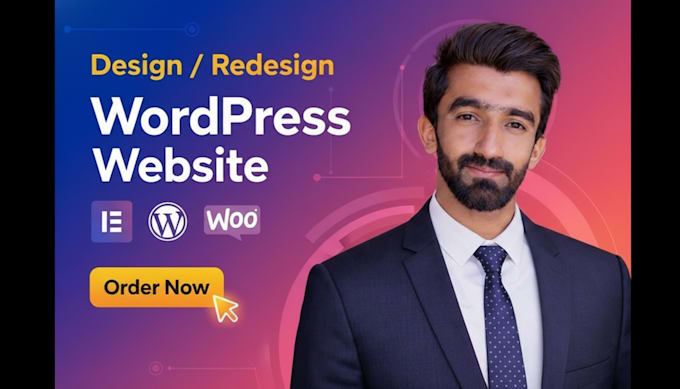 create a responsive professional wordpress website design