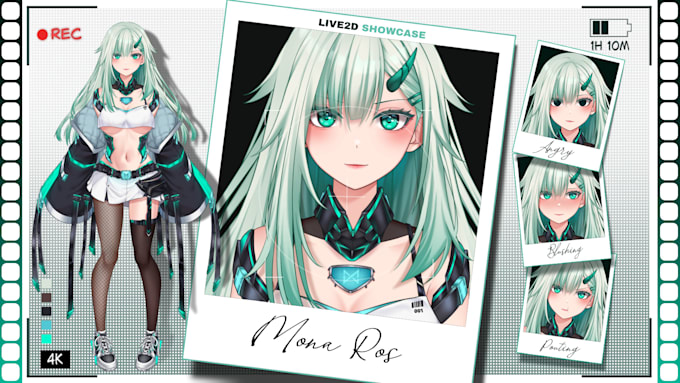 create professional live2d rigging for your vtuber model
