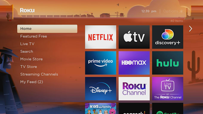 Tv Screen Roku All Apps Develop Your Own Roku Live Streaming