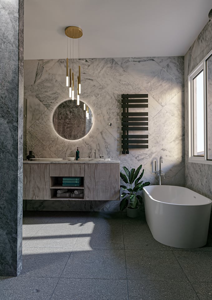 make realistic 3d interior and exterior design