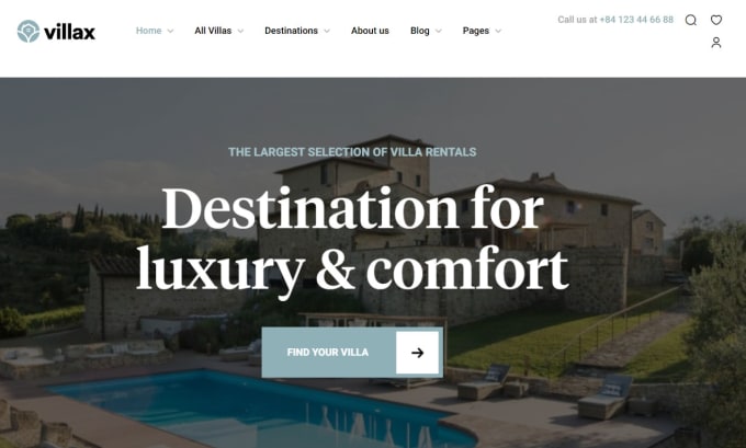 Design short term rental and vacation rental website by Happywebguru