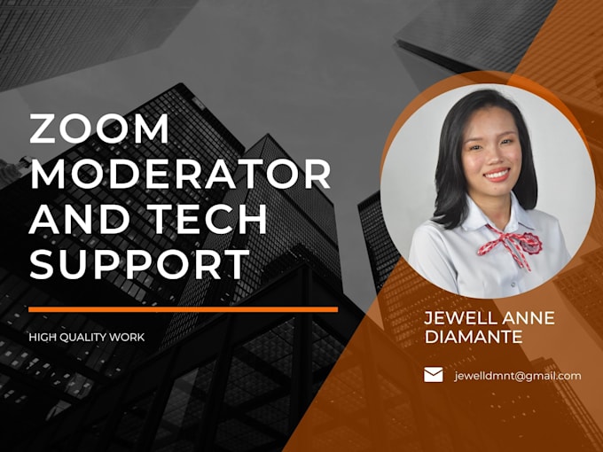 Be your zoom moderator and technical support by Jewelldmnt Fiverr