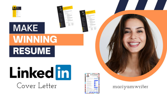 write, edit CV, resume, cover letters and optimize linkedin