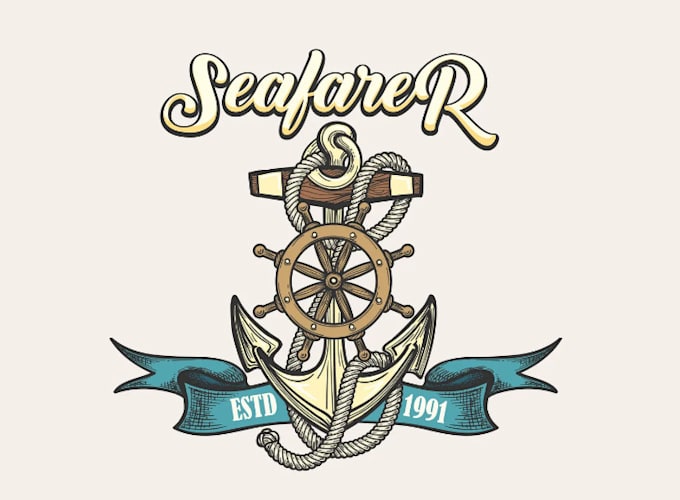 do unique and creative anchor logo for your business