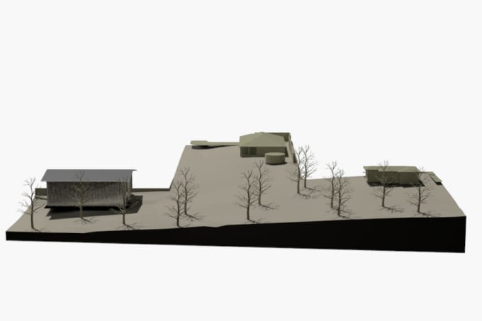 make 3d models of landscape, terrains in archicad or rhinoceros