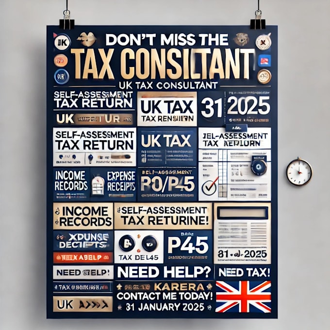 prepare your UK self assessment tax returns