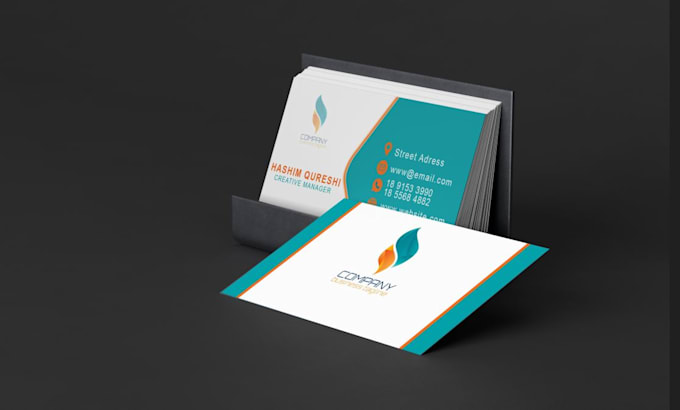 design attractive and stylish business visiting card