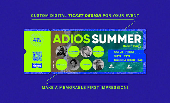 design a party or event ticket