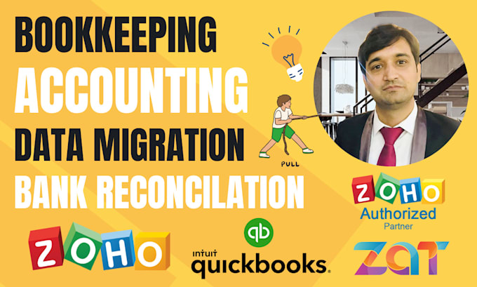 do setup zohobooks migration and bookkeeping on zoho books