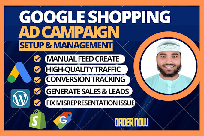 setup and manage google shopping ads campaign and fix merchant center issues