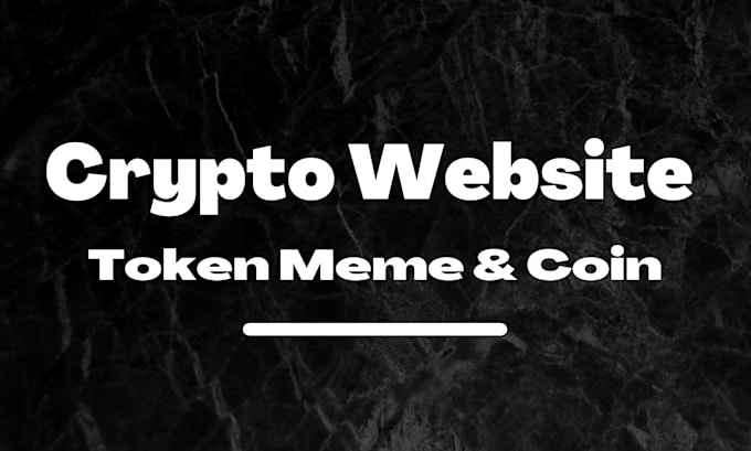 crypto website or crypto landing page