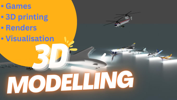 make a 3d model of a plane
