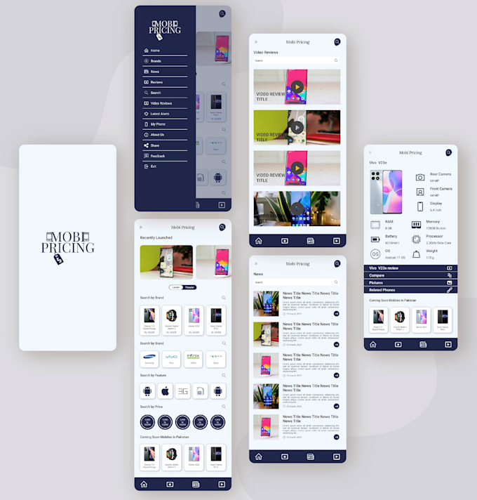 Create ui ux design for your website and mobile app by Wajeehawaheed12 ...