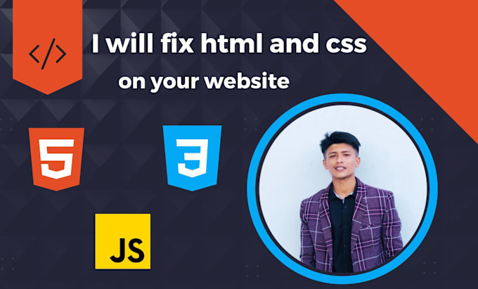 Fix html css and javascript issues on your website by Arafathmahi | Fiverr
