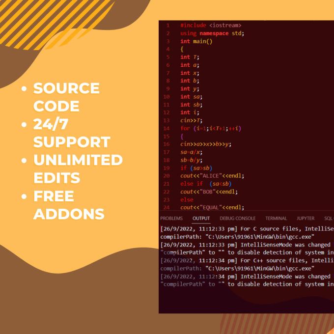 Create custom software and programs in python and c by Navaneethkri291 ...