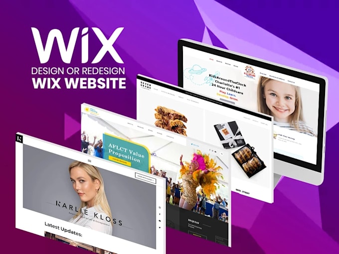 design or redesign custom wix website
