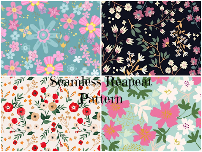 Create seamless pattern textile prints design by Iqraabbas920 Fiverr