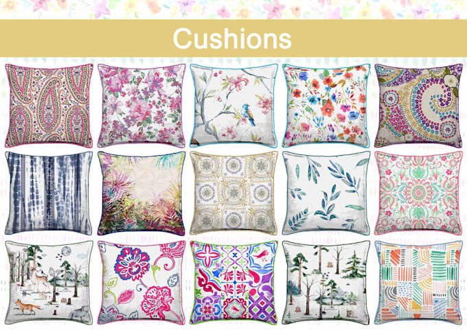 create geometric hand drawn pattern design for your products