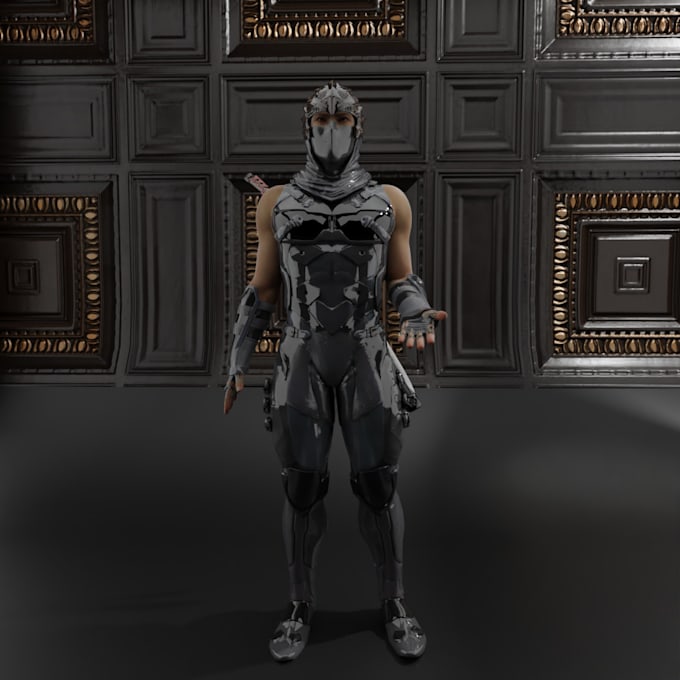 model 3d character modeling ,rigging and animation