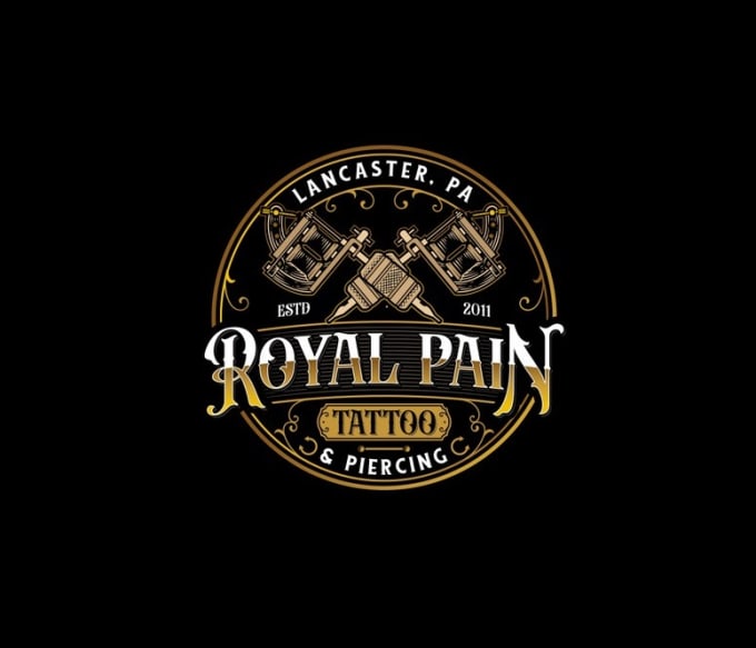 Design outstanding royal pain tattoo logo by Angelam_ritchie Fiverr