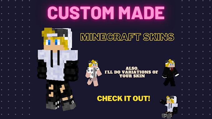 Do minecraft skins for you by Lastofedit | Fiverr