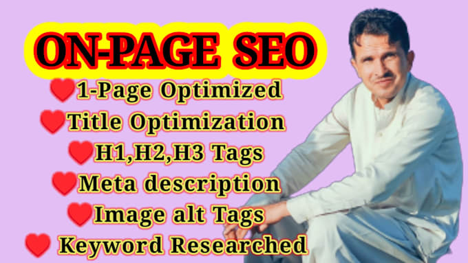 do onpage SEO and wordpress optimization of your site