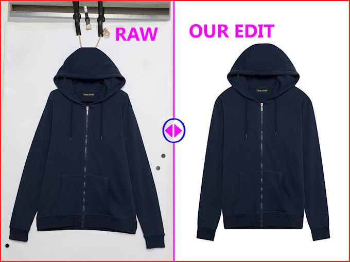 do clothing photo editing ghost mannequin neck joint quickly