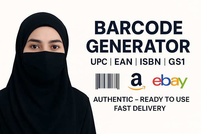 provide authentic upcean barcodes for amazon ebay shopify products