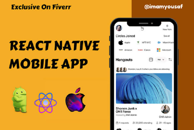 Do react native mobile app development by Imamyousaf | Fiverr