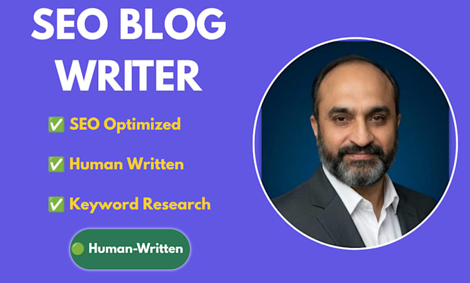 write google ranking SEO optimized blog posts and articles