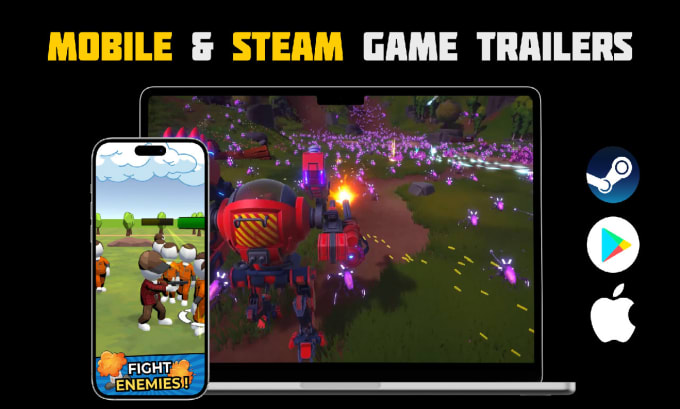 create trailer for your mobile or steam game
