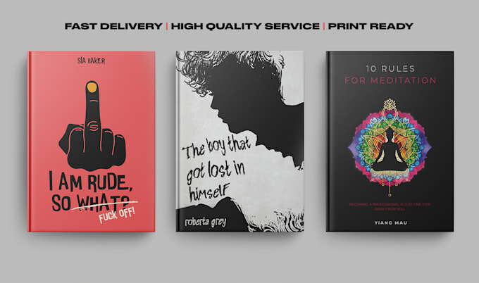 do unique professional book cover design and ebook cover