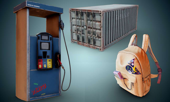 create 3d models, textured and optimized, for your business