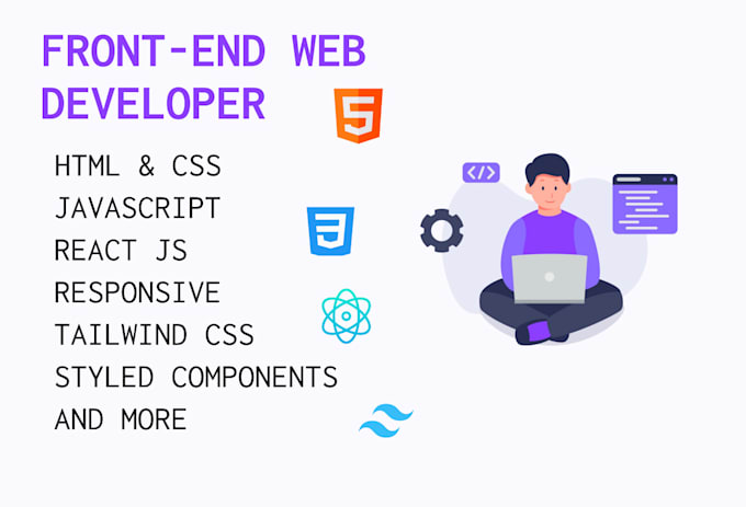Design your front end website with react or html css by Maazhamed | Fiverr