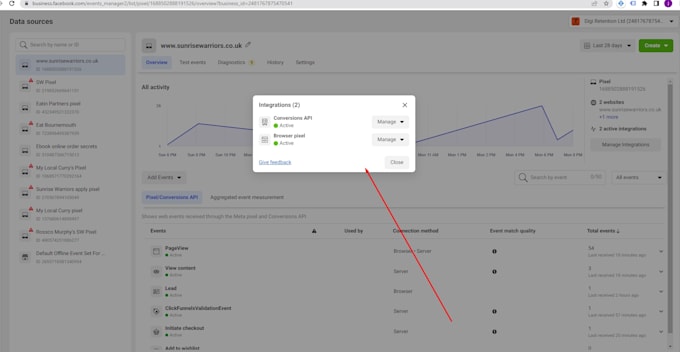 setup facebook conversion API ios 14 updates, server side tracking with GTM