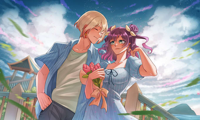 draw ur oc, couple, character, illustration