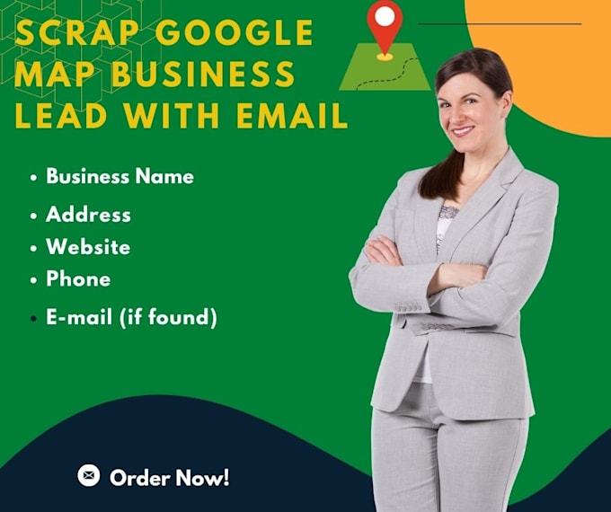 scrap google maps business lead with emails